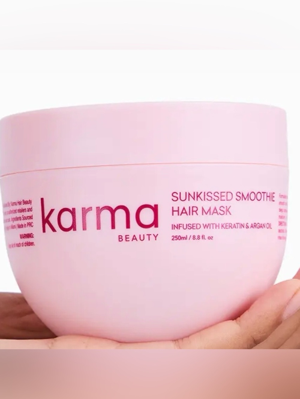 KARMA BEAUTY Sunkissed Smoothie Hair Mask
Full Size (250 ml), New Sealed